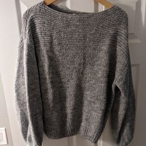 Puff sleeve sweater
